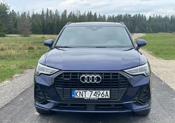 Audi Q3 cena 124999 przebieg: 49000, rok produkcji 2020 z Zakopane małe 106